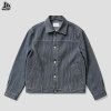 Custom 13oz Denim Jacket Button Up Boxy Duck Canvas