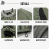 Custom Men's Long Sleeve Crewneck Sportswear Top