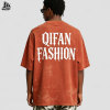 Custom Drop Shoulder Oversized Mock Neck Half Sleeve T-Shirt