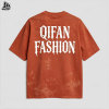 Custom Drop Shoulder Oversized Mock Neck Half Sleeve T-Shirt