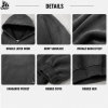 Custom Men's Acid Washed Drop Shoulder Oversize Pullover Hoodie