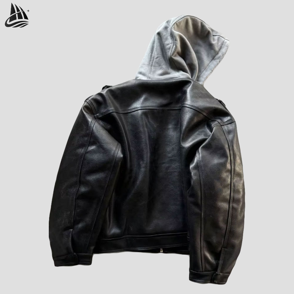 Custom Genuine Leather Letterman Varsity Jacket