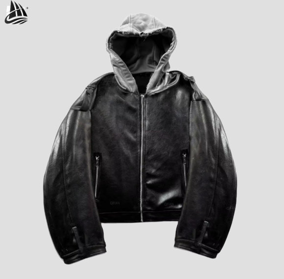 Custom Genuine Leather Letterman Varsity Jacket