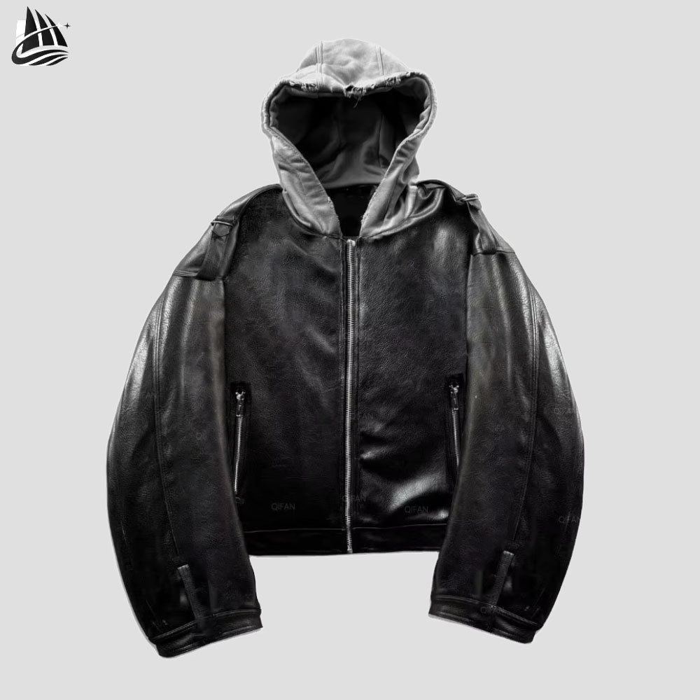 Custom Genuine Leather Letterman Varsity Jacket