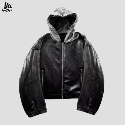 Custom Genuine Leather Letterman Varsity Jacket