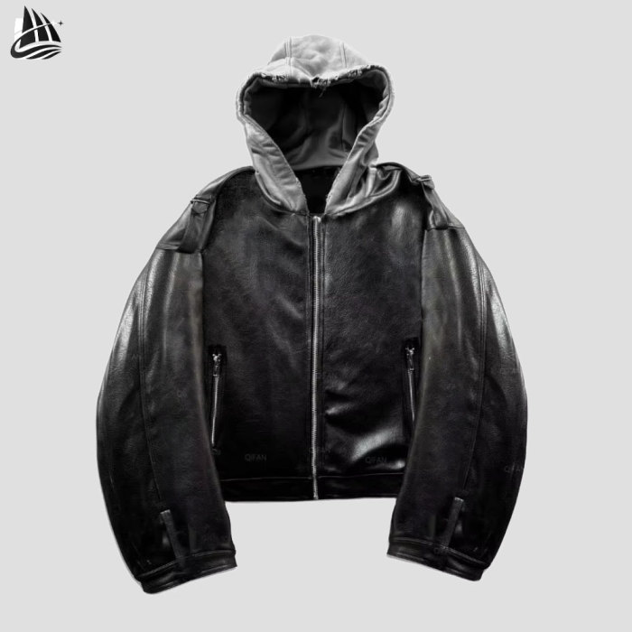 Custom Genuine Leather Letterman Varsity Jacket