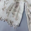 Custom Vintage Tie Dye Ribbed Knit Sweater