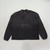 Custom Quarter Zip Torn Distressed Sweatshirt