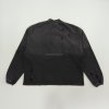 Custom Quarter Zip Torn Distressed Sweatshirt