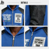 Custom Rhinestone Winter Zip Up Hoodie