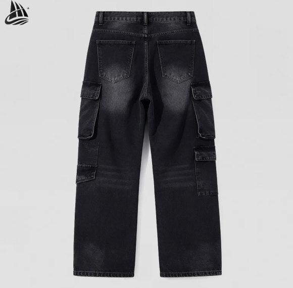 Custom Cargo Workwear Denim Pants