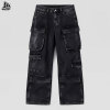 Custom Cargo Workwear Denim Pants