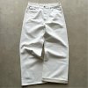 Custom White Selvedge Denim Wide Leg Jeans 15oz