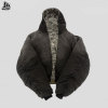 Custom Reversible Camo Heavyweight Boxy Cropped Zip Up Hoodie