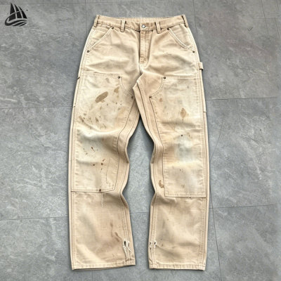Custom Heavy Duck Canvas Double Knee Work Pants