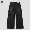 Custom Stacked Flare Jeans Heavyweight Rigid Denim