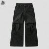 Custom Stacked Flare Jeans Heavyweight Rigid Denim