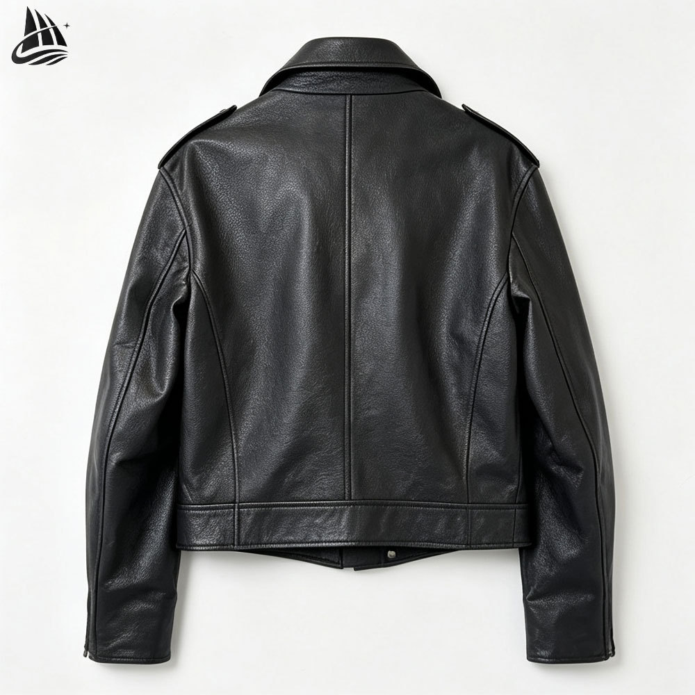 Custom PU Leather Motorcycle Riding Jacket