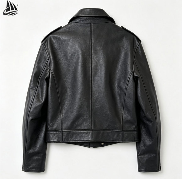 Custom PU Leather Motorcycle Riding Jacket