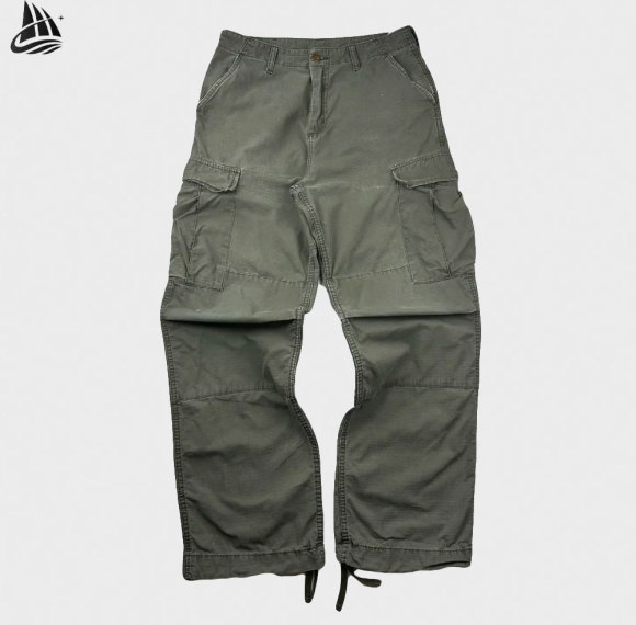 Custom Streetwear Baggy Fit Cargo Work Pants