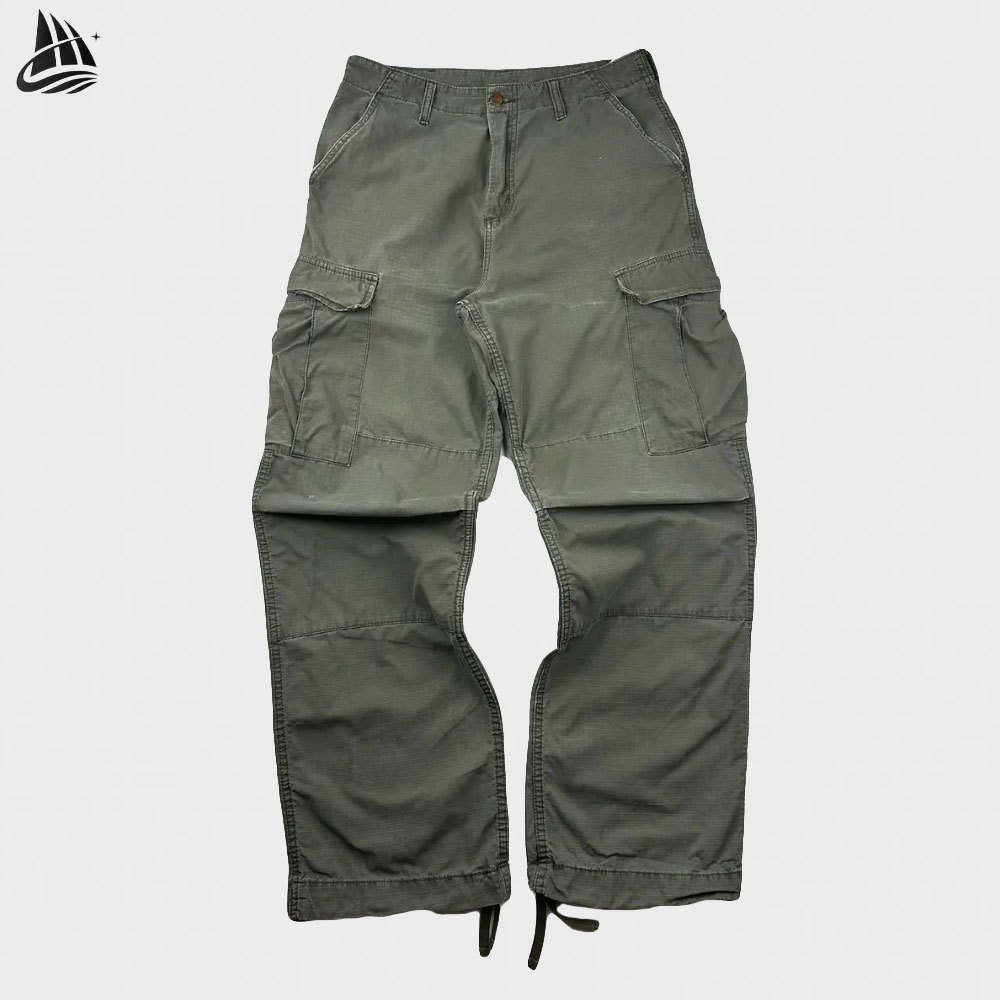 Custom Streetwear Baggy Fit Cargo Work Pants