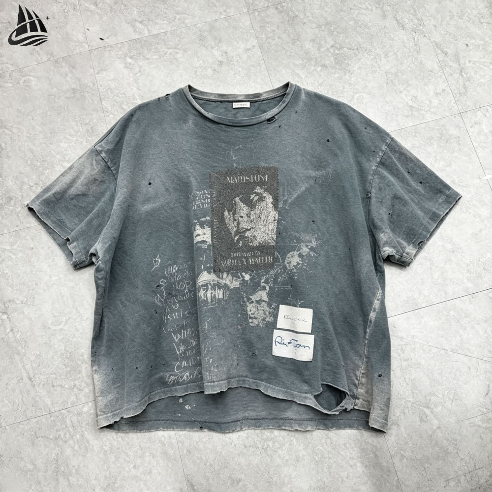 Custom Heavy Washed Oversized Graphic T-Shirt