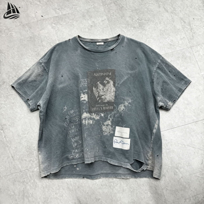 Custom Heavy Washed Oversized Graphic T-Shirt