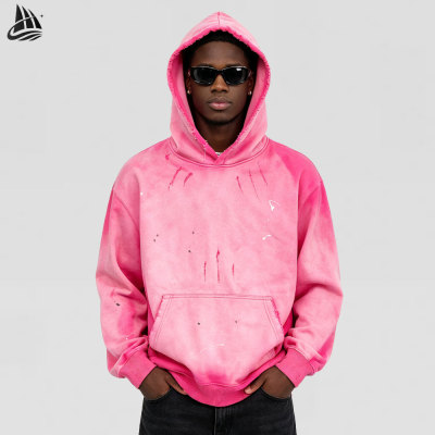 Custom Distressed Sun Faded Hoodie