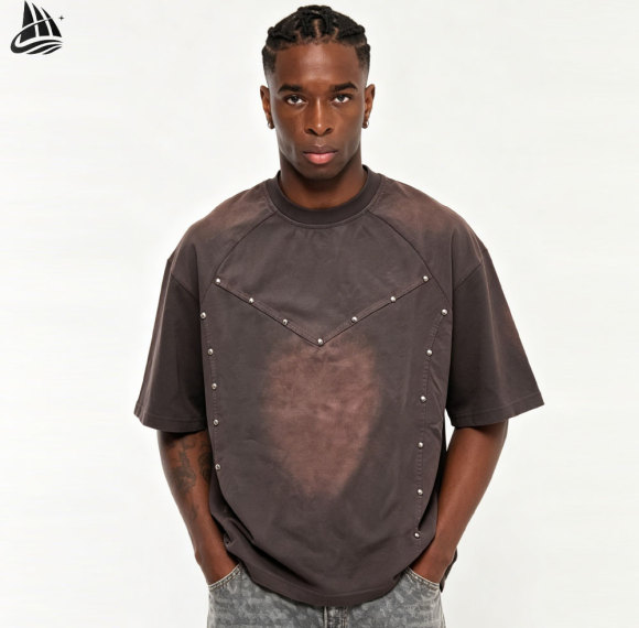 Custom Fade Wash Raglan Sleeve T-Shirt