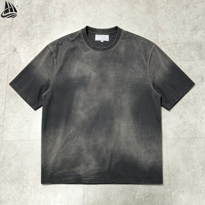 Custom Heavyweight Streetwear Boxy Cropped T-Shirt