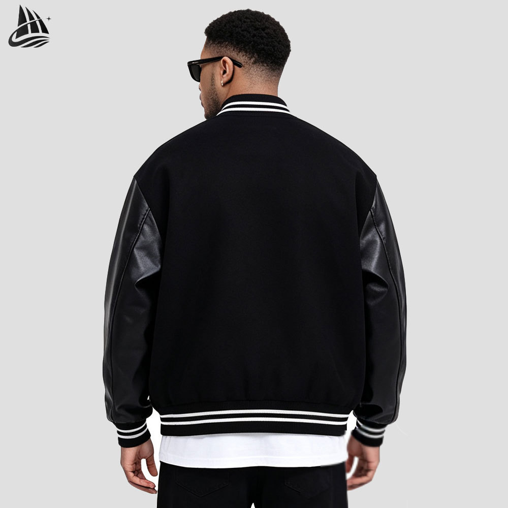 Custom Embroidered Letterman Varsity Baseball Jacket