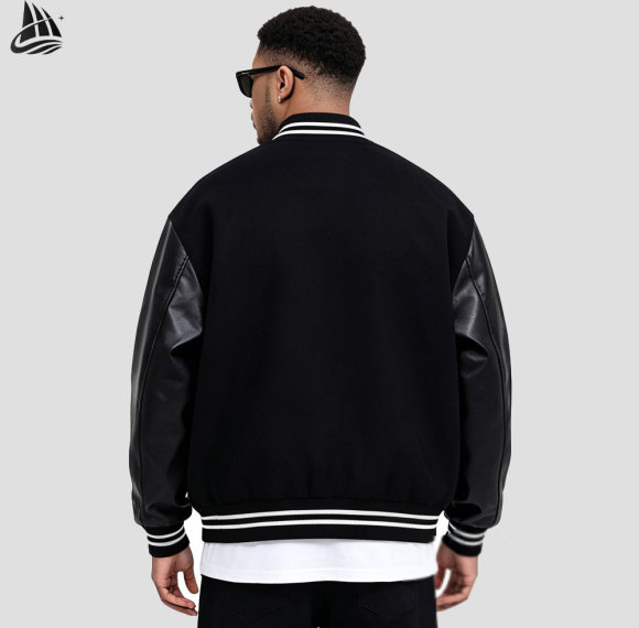 Custom Embroidered Letterman Varsity Baseball Jacket
