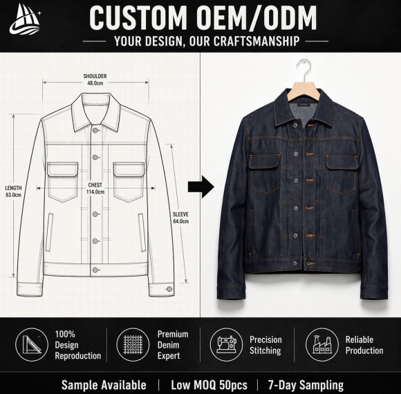 Custom Japanese Selvedge Denim Jacket