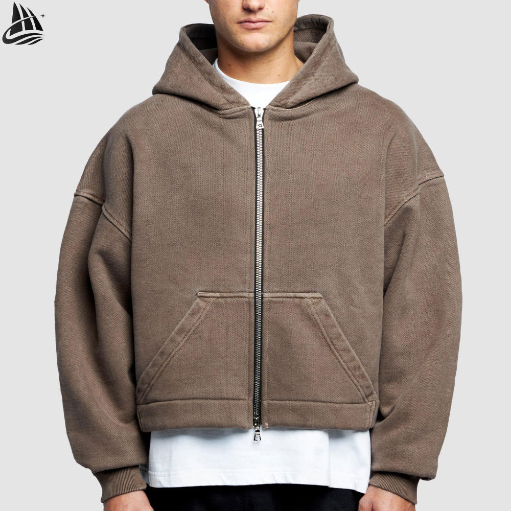Custom Heavyweight Full Zip Up Hoodie