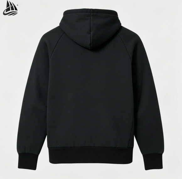 Custom Cropped Men's Zipper Hoodie