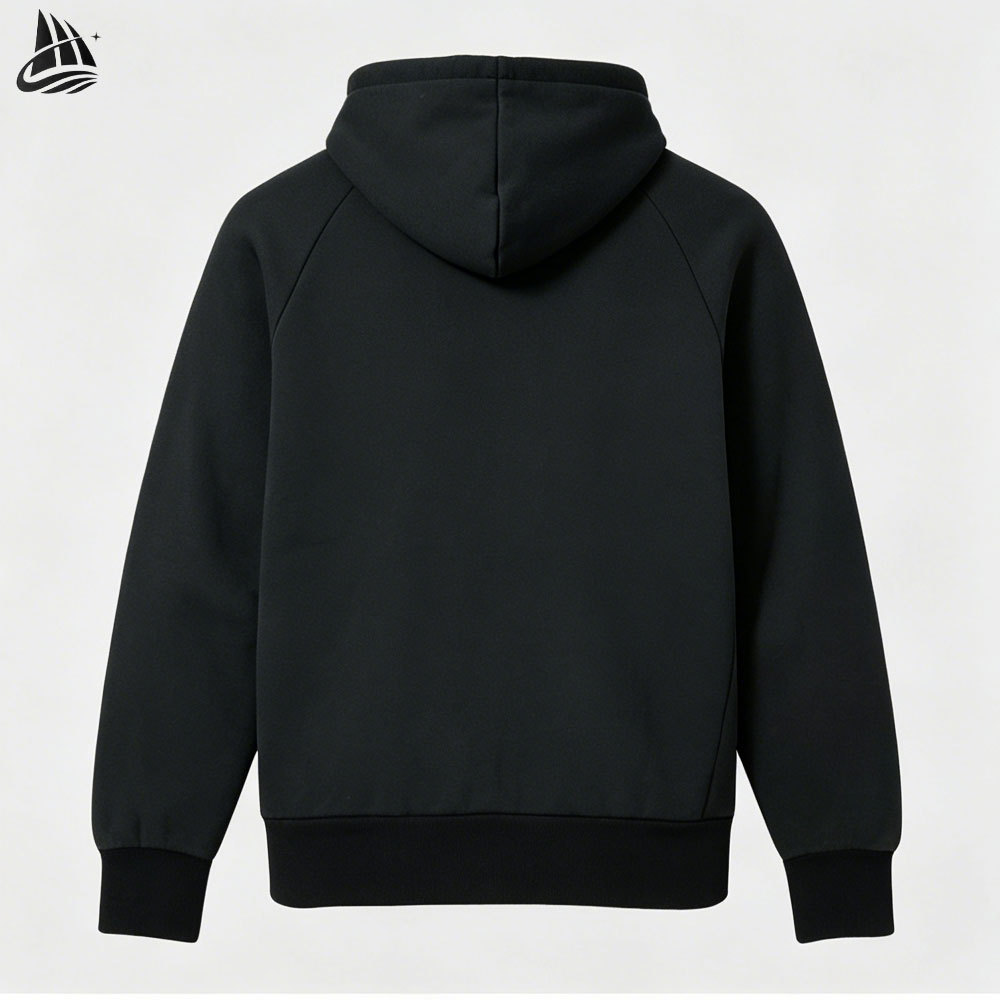 Custom Cropped Men's Zipper Hoodie