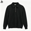 Custom Plain Blank Fleece Lined Quarter Zip Sweatshirt