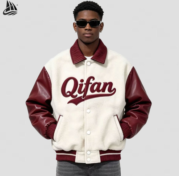 Custom Chenille Embroidery Varsity Jacket