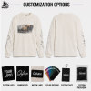 Custom Waffle Knit Thermal Long Sleeve T-Shirt