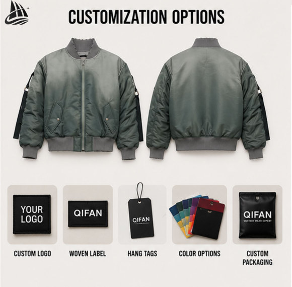 Custom Street Style Bomber Jacket