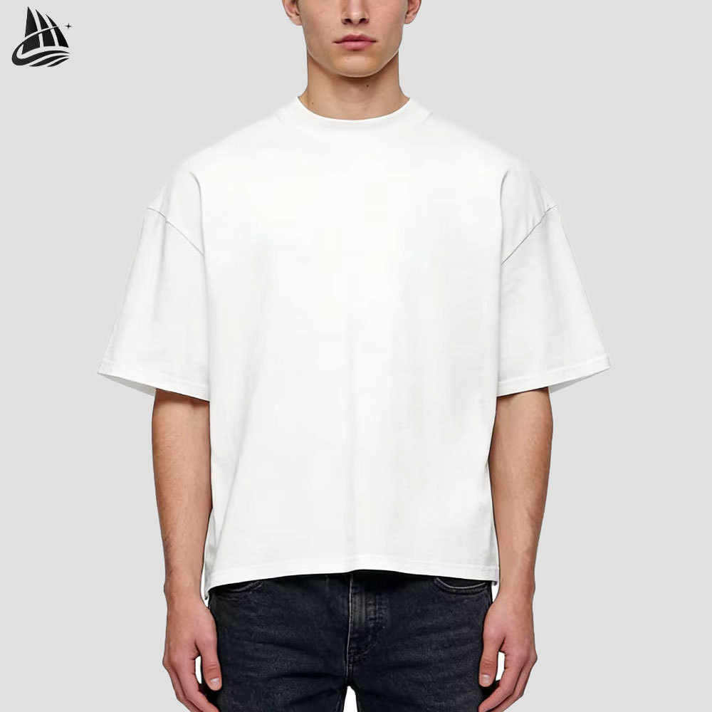Custom Plain Cropped Boxy Oversized T-Shirt