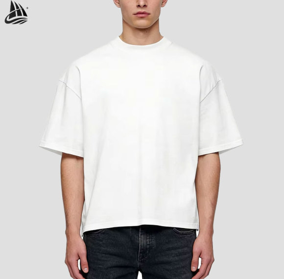 Custom Plain Cropped Boxy Oversized T-Shirt