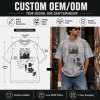 Custom Heavyweight Distressed Print T-Shirt