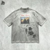 Custom Heavyweight Distressed Print T-Shirt
