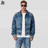 Custom Blue Washed Denim Jacket