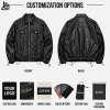 Custom Punk Style Racing Leather Jacket