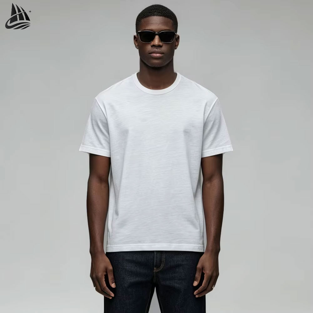 Custom Slub Cotton Lightweight T-Shirt