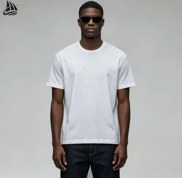 Custom Slub Cotton Lightweight T-Shirt