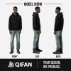 Custom Distressed Vintage Wash Selvedge Denim Pants