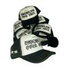 DISCIPLINE OVER LUCK Gothic Embroidery Trucker Cap
